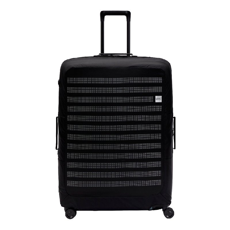 【LOJEL】CUBO-30 inches-black expanded luggage case - Luggage & Luggage Covers - Nylon Black