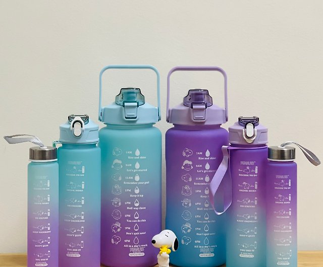 PEANUTS authorized 3 in 1 Water Bottle Family Set-3 pcs/set