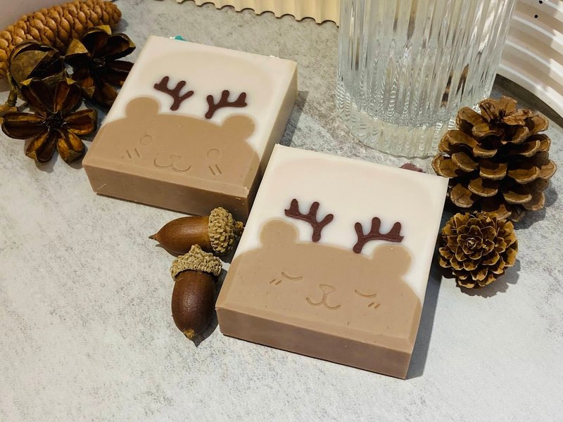 Duoduo Soap-Christmas Antler Bear Soap - สบู่ - วัสดุอื่นๆ 