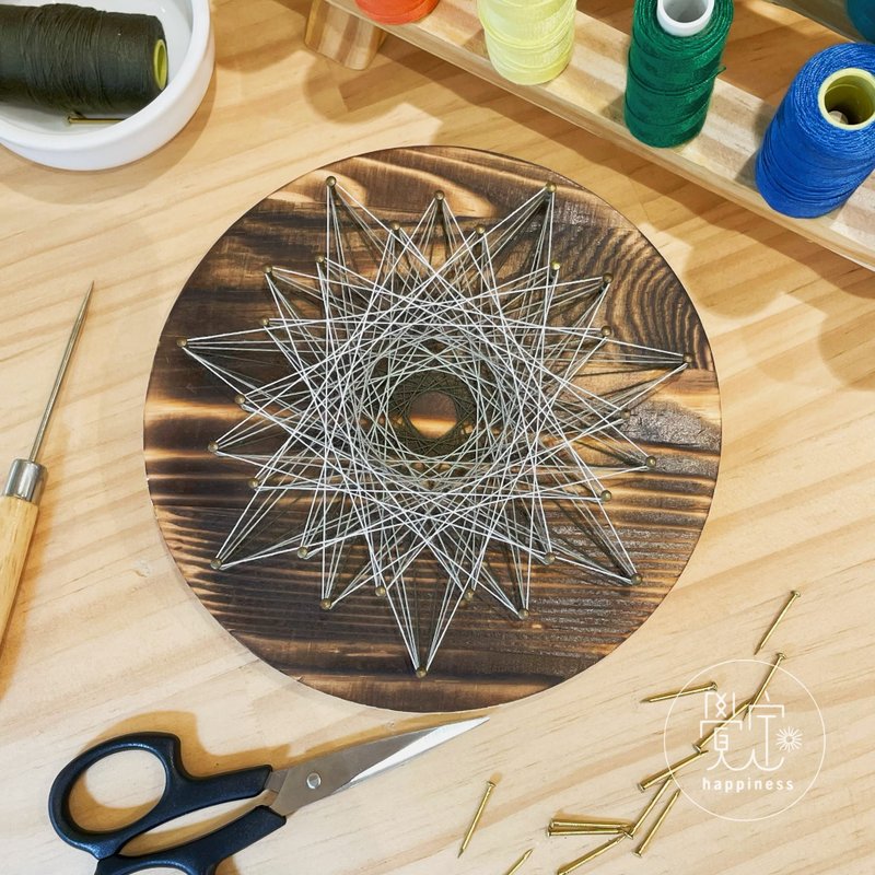 Stringart 藝術作品 - 擺飾/家飾品 - 其他材質 多色