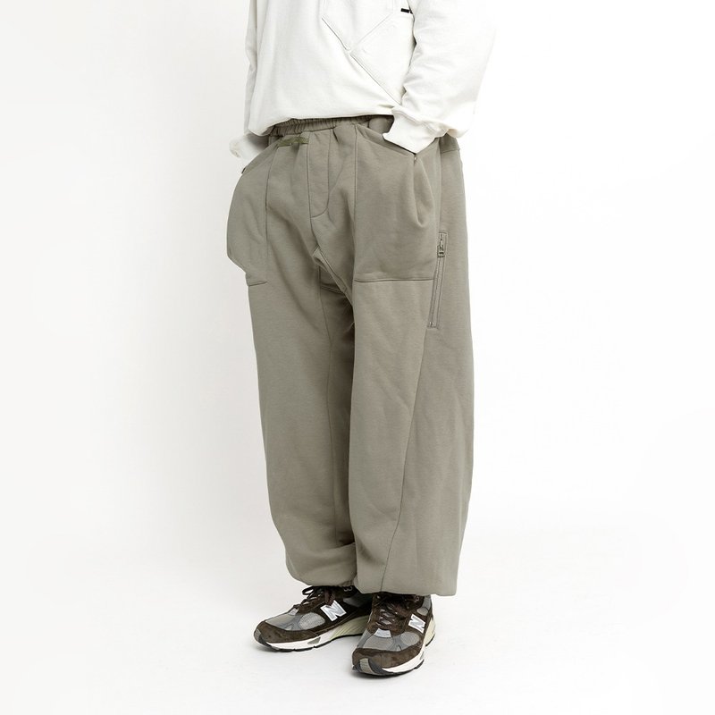 Secant Heavy Weight Sweatpant Tangent Heavy Weight Sweatpant Black/Laurel - กางเกงขายาว - ผ้าฝ้าย/ผ้าลินิน 