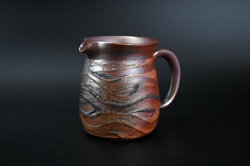 Firewood is pouring tea into a fair cup and a male cup [Zhenlin Ceramics] - ถ้วย - ดินเผา 