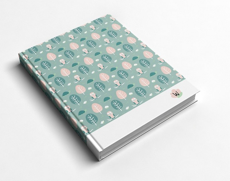 Rococo Strawberry WELKIN Handmade_Handmade Book / Notebook / Handbook / Diary-Owl Forest - ノート・手帳 - 紙 