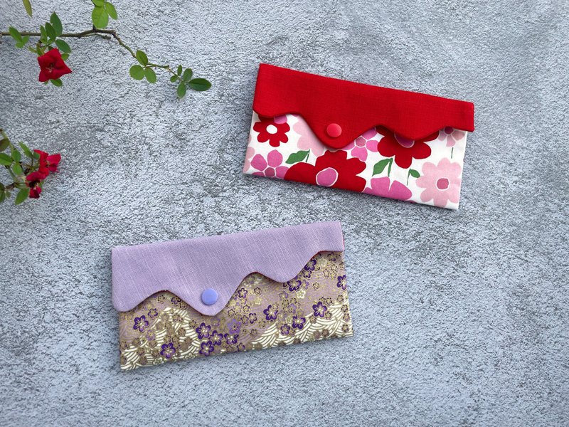 [Creative Red Envelope] Mount Fuji Red Envelope Bag Year of the Dragon Red Envelope Spring Couplet Cloth Red Envelope Passbook Envelope - Chinese New Year - Cotton & Hemp 