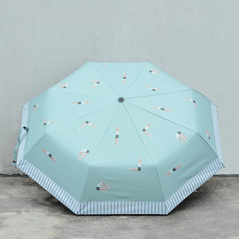 NoMatch mint green yoga sport sun protection umbrella - Umbrellas & Rain Gear - Waterproof Material Green