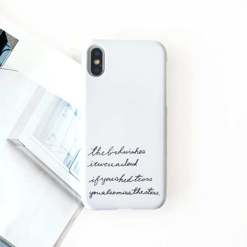 a cloud meter white phone case - Phone Cases - Plastic White