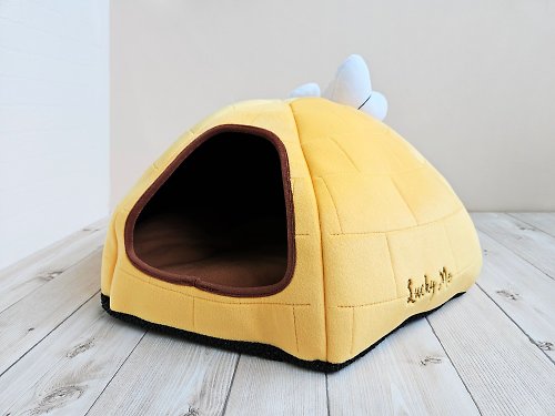 Lucky Me 寵物設計 冰屋2號(主題造型系列)- 小小蜜蜂 貓窩 貓奴的交換禮物