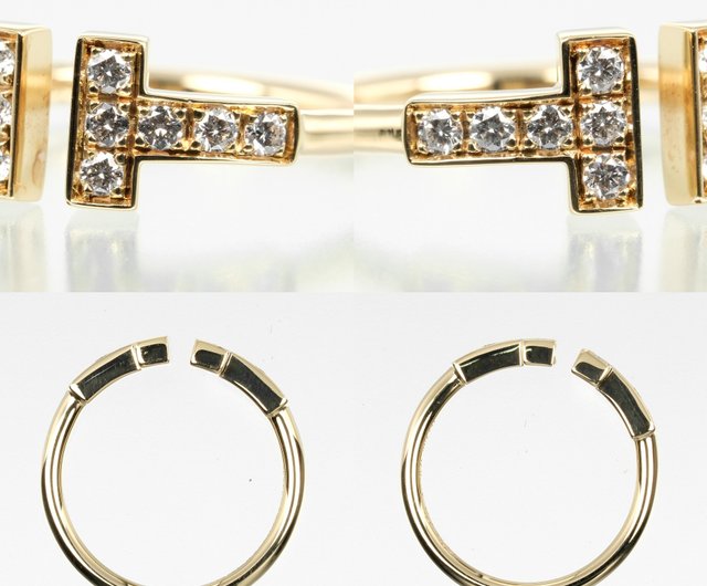 Tiffany&Co. ティファニー Tワイヤーリング イエローゴールド 7号 早い者勝ち ティファニー T ワイヤー リング イエローゴールド 7