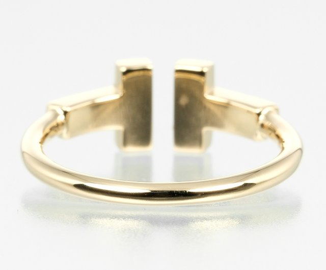 Tiffany&Co. ティファニー Tワイヤーリング イエローゴールド 7号 早い者勝ち ティファニー T ワイヤー リング イエローゴールド 7
