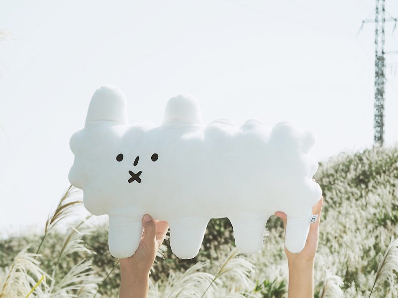 Dog Dog Cloud - Pillow - หมอน - ไฟเบอร์อื่นๆ ขาว