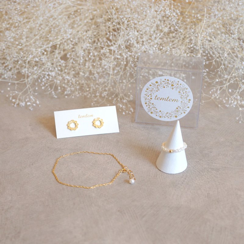 【週年慶 - Goody Bag】Special accessory set - 耳環/耳夾/耳骨夾 - 其他金屬 金色