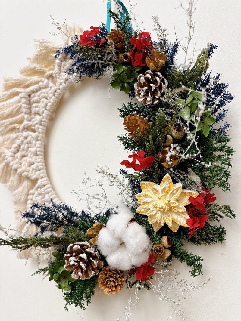 \New Product Launch/ Bohemian Woven Christmas Wreath Christmas Wreath Fragrance Wreath - Items for Display - Plants & Flowers 