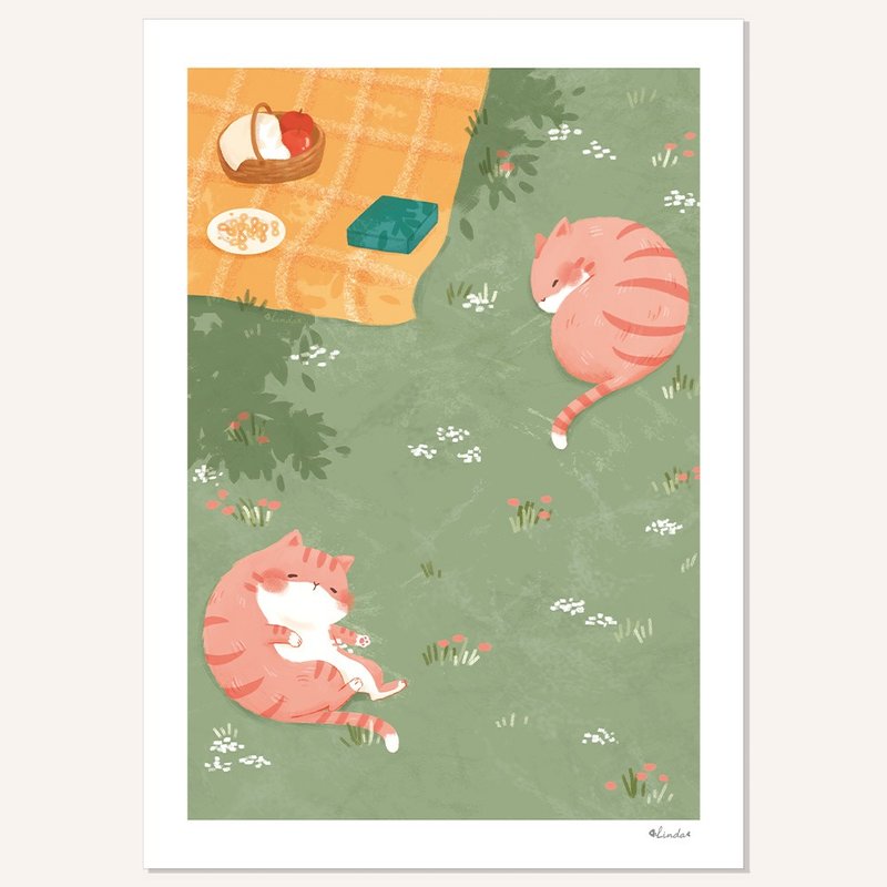 印刷裝飾畫 掛畫 無框畫【野餐日】 - 海報/掛畫/掛布 - 紙 多色
