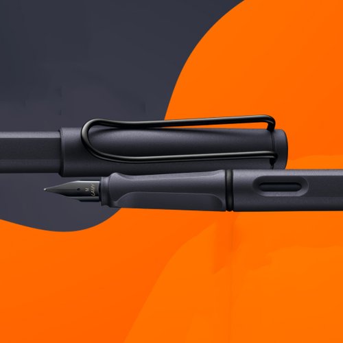 LAMY TAIWAN 官方旗艦館 【雷雕刻字2024】LAMY 鋼筆 限量獨家 / SAFARI / 鋼鐵黑
