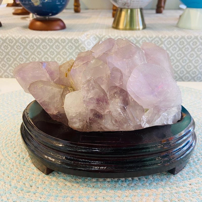 Amethyst Raw Inspiration Wisdom Lucky Social Stone A138 - Items for Display - Crystal Purple