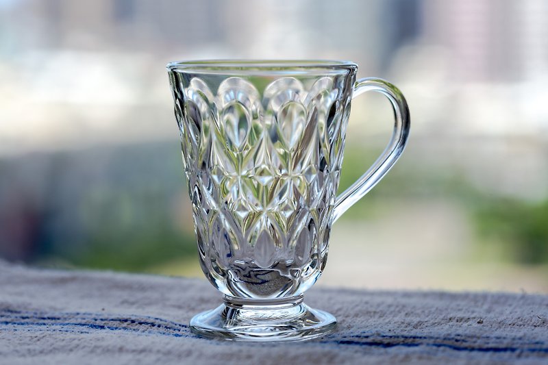 里昂把手低腳玻璃杯 - 茶壺/茶杯/茶具 - 玻璃 透明