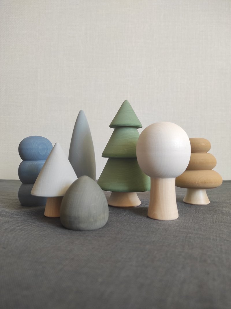 Wooden Toy Forest Winter Peg Doll - 寶寶/兒童玩具/玩偶 - 木頭 多色