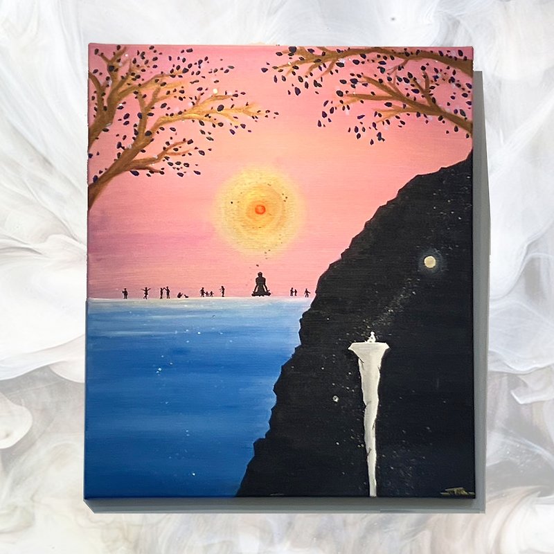 [New Creation] Spiritual healing paintings - original hand-painted unique Acrylic paintings / works 43 - Posters - Cotton & Hemp 