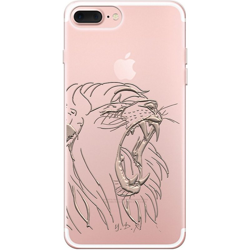 New series - Iraq 黛萱 - [Hedong Roar] -TPU phone shell-AF198 - Phone Cases - Silicone Silver