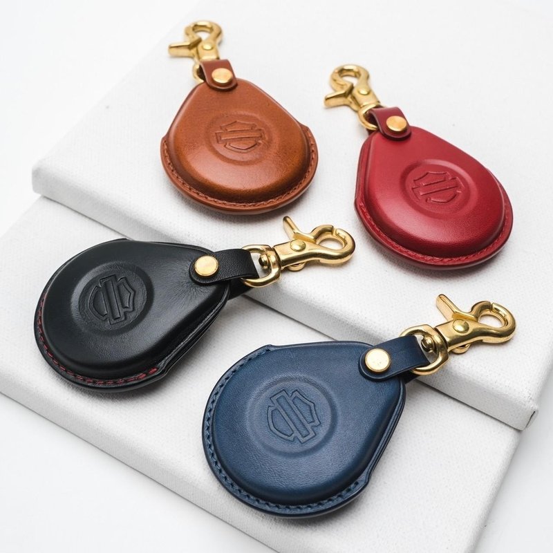 HARLY Lei 883 48 72 Fat boy Dyna 1200 Lei Leather Car Key Leather Case - ที่ห้อยกุญแจ - หนังแท้ 