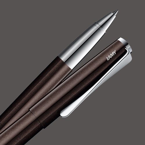 LAMY TAIWAN 官方旗艦館 LAMY 鋼珠筆+筆袋禮盒 / studio 系列 - 咖啡
