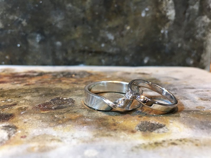 Kaohsiung Metalworking/Mobius Band Couple Ring Matching Experience Plan for Two - Metalsmithing/Accessories - Sterling Silver 