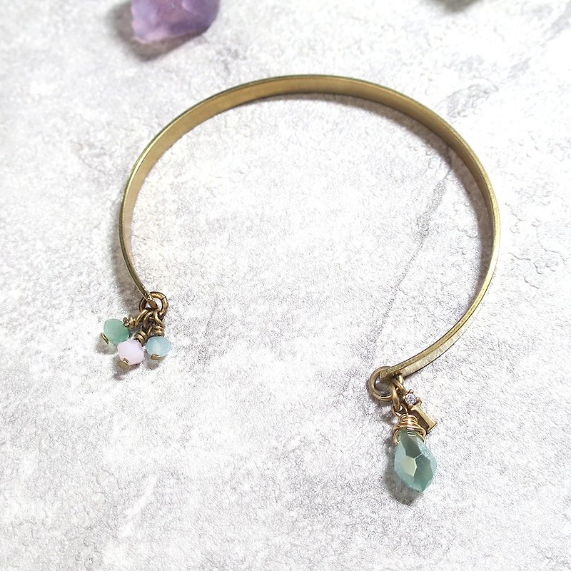 VIIART. Verdant. Antique Bronze bead bracelet bracelets - Bracelets - Other Metals Green