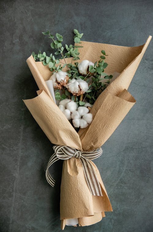 OWN Flower花藝設計 韓風花束/棉花花束/乾燥花束/棉花乾燥花束/生日花束/情人節花束