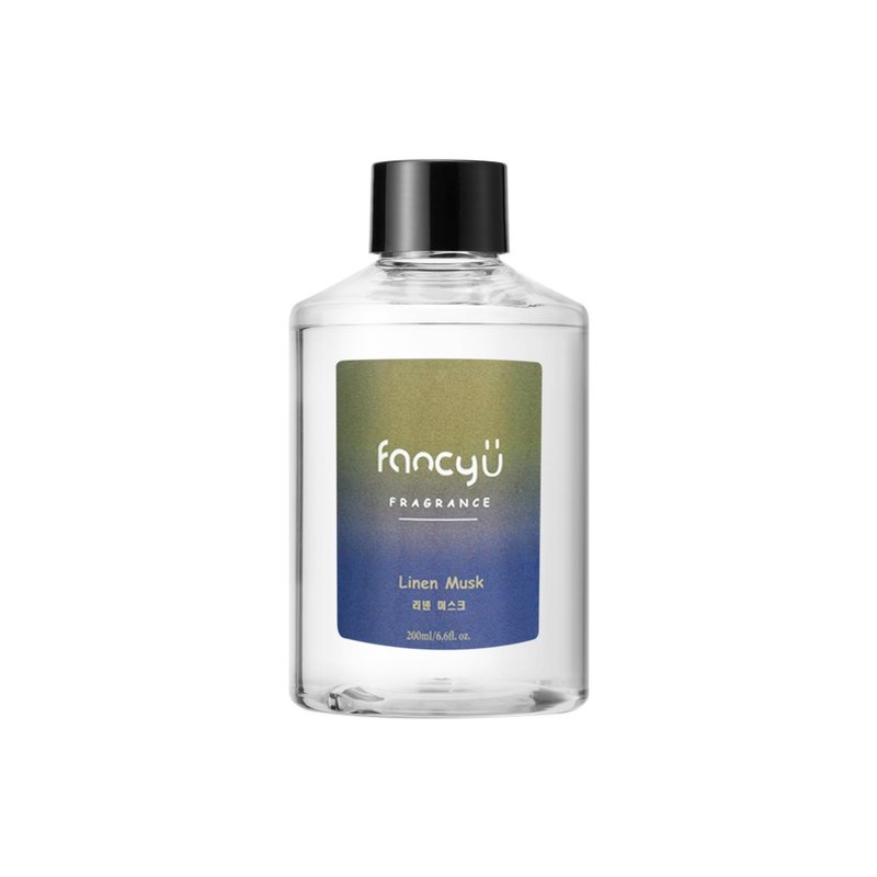 FANCY U 擴香補充瓶-亞麻麝香 Linen Musk 200ml - 香氛/精油/擴香 - 精油 多色