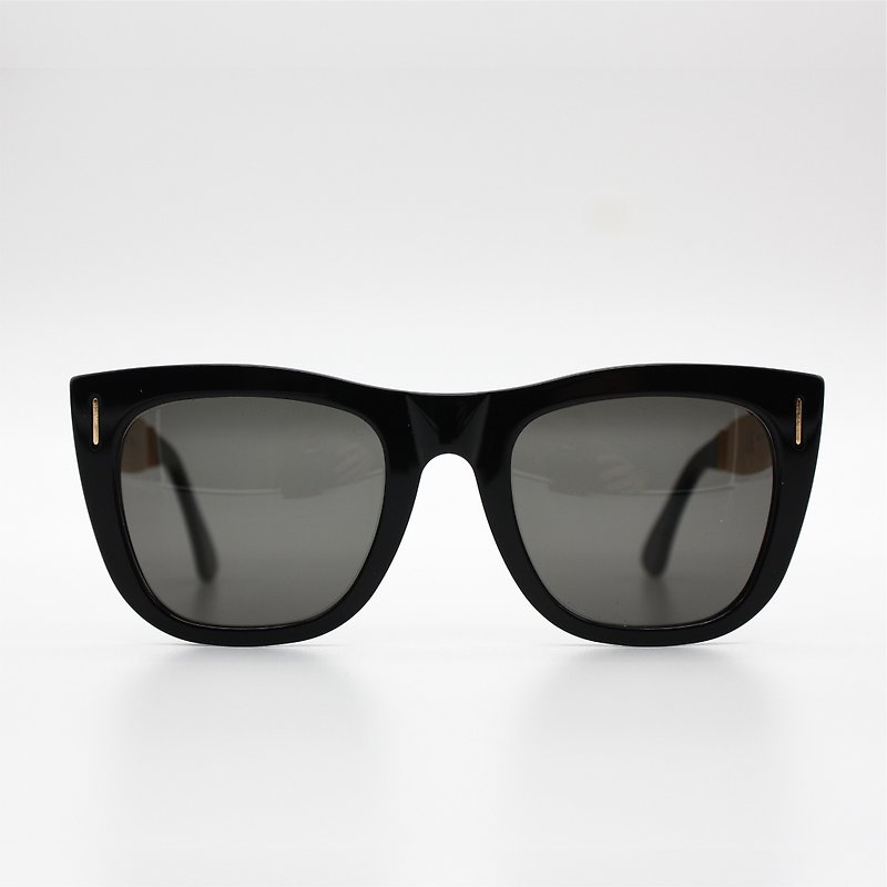 SUPER Sunglasses - GALS FRANCIS BLACK GOLD - กรอบแว่นตา - วัสดุอื่นๆ สีทอง