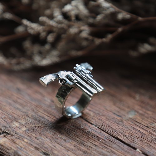 Details about   Last Shot Lucky Revolver Eagle Ring For Men In 925 Sterling Silver