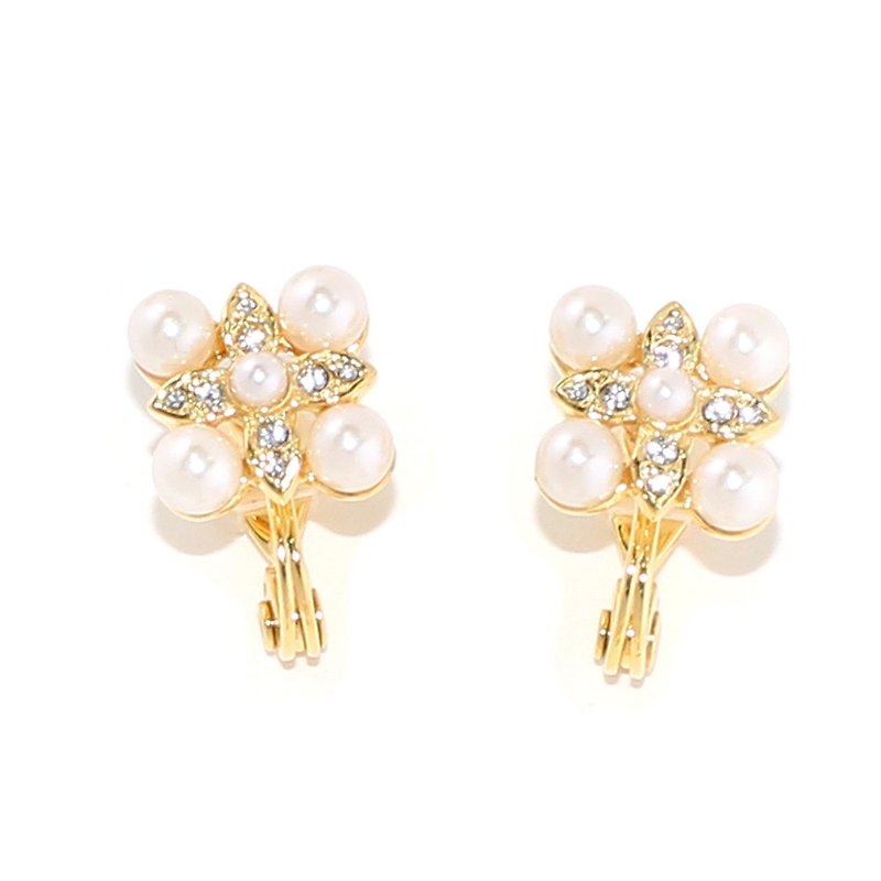 [JewCas] Air Earring Series Elegant Air Ear Clips_JC2218 - Earrings & Clip-ons - Other Metals Gold