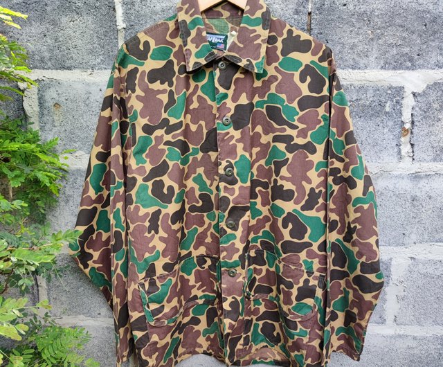 Vintage 80s SAFTBAK Lightweights Duck Camouflage Field Hunting