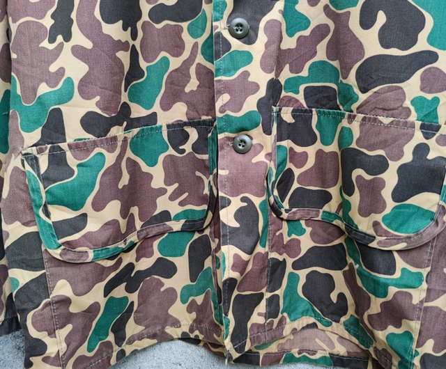 Vintage 80s SAFTBAK Lightweights Duck Camouflage Field Hunting