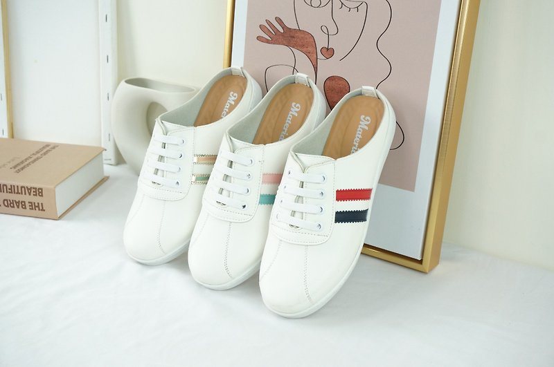 วัสดุอื่นๆ รองเท้าลำลองผู้หญิง - Loafers MIT Plus Size Fashion Mules TG52117