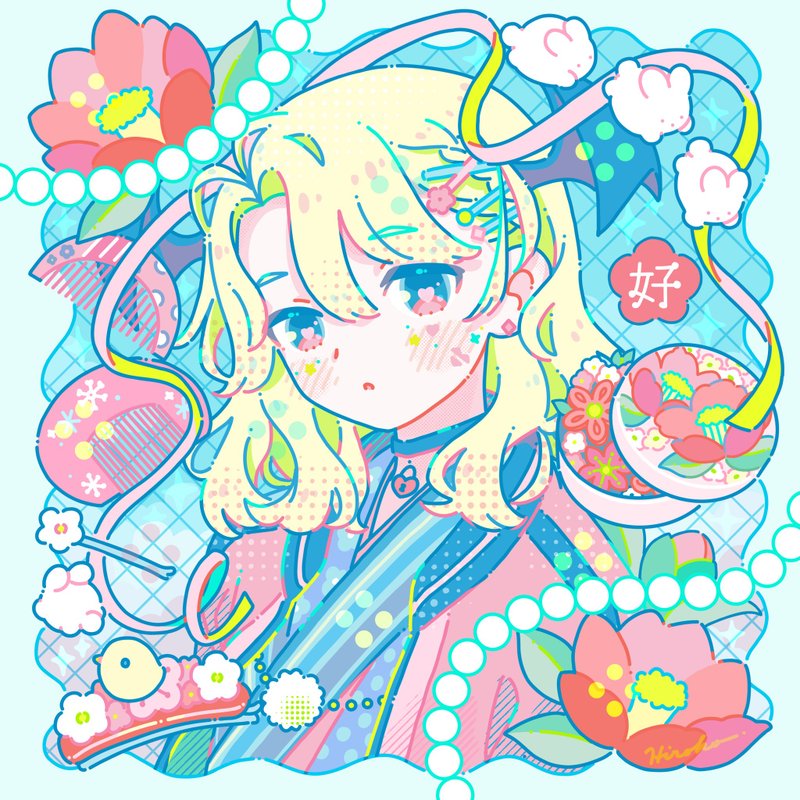 スクエアポストカード  - 好 - 卡片/明信片 - 紙 多色