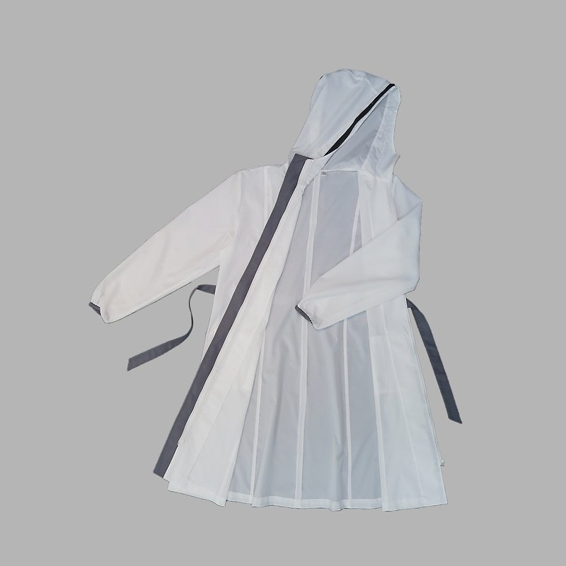 【多功能防護衣】寬鬆長版休閒防護外套－中性直筒設計KHP-3005 - 其他 - 聚酯纖維 灰色