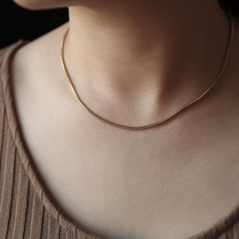 Everyday Smooth Necklace (2mm) - Necklaces - Stainless Steel 