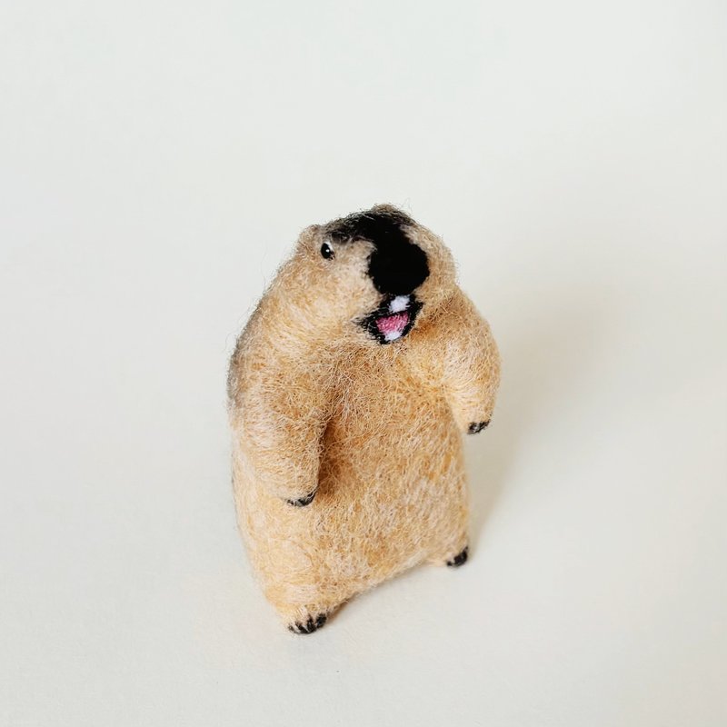 喜瑪拉雅山土撥鼠 - 擺飾/家飾品 - 羊毛 卡其色