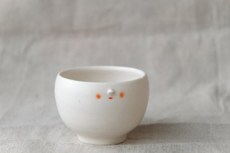 蘇三 YUME 065  -   陶瓷茶杯 - 茶壺/茶杯/茶具 - 陶 白色