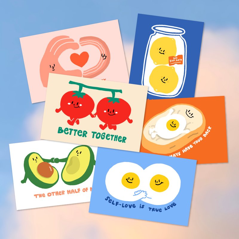 Inspirational Postcards - 卡片/明信片 - 紙 