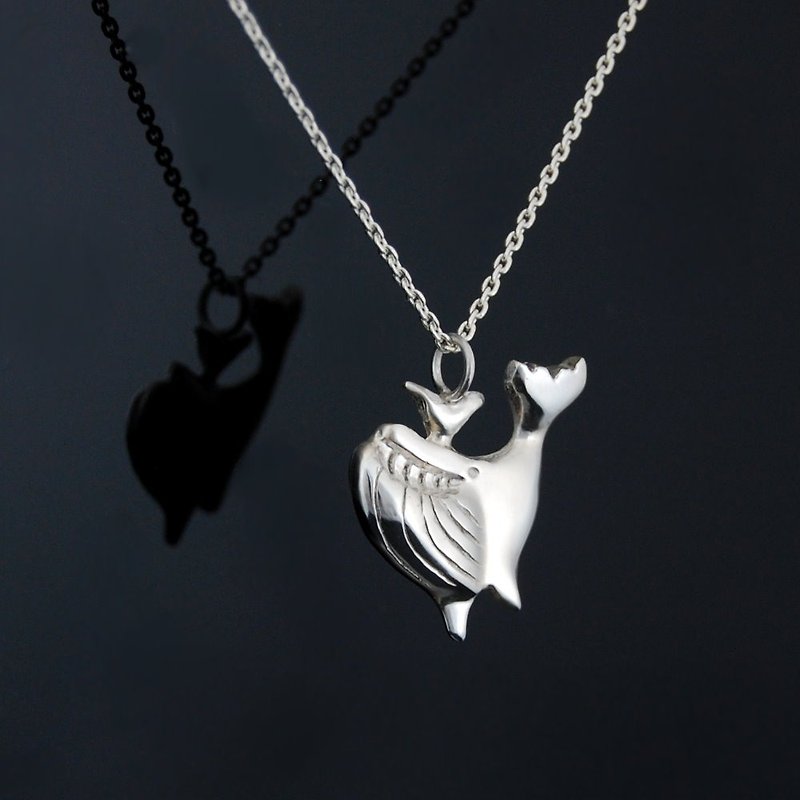 Beluga- Silver Necklace - Necklaces - Sterling Silver 