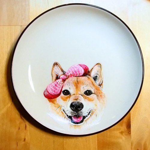 Wall-mounted Decorative Tray/ Dessert Tray Series－Bowknot Chai Chai