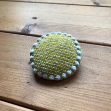 ブローチ ミナペルホネンタンバリン ハンドメイド - ショップ
