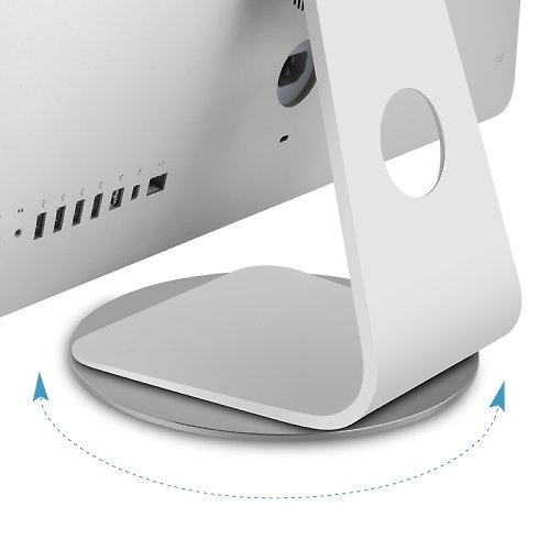 Raymii 瑞米 專業支架第一品牌 品牌旗艦店 Raymii R360C 鋁合金360度螢幕旋轉盤 iMac電腦底座