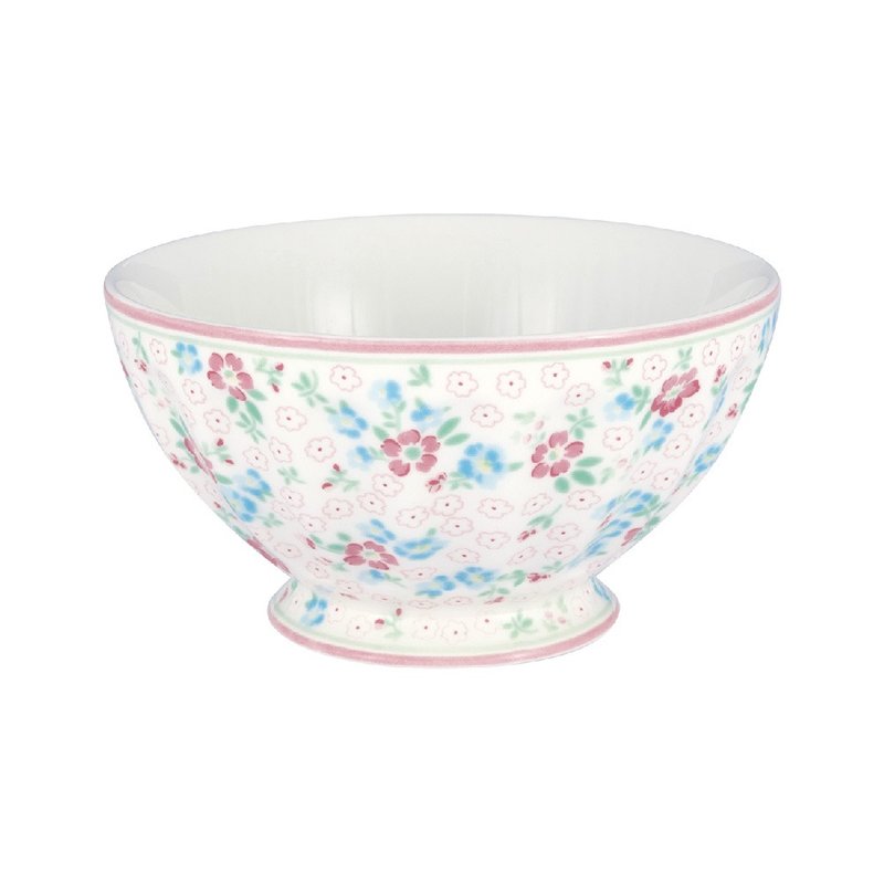 【新品】丹麥GreenGate Allyna white 法式拿鐵碗 XL - 碗 - 陶 