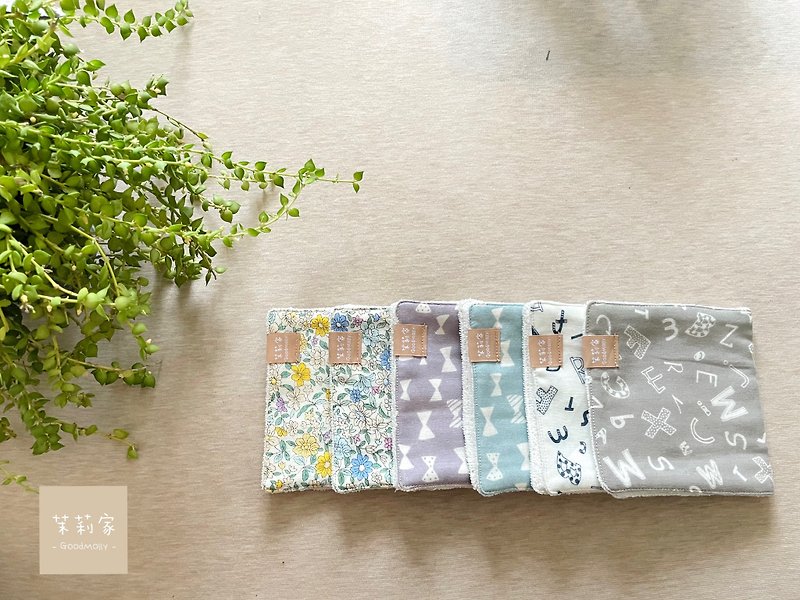 Japanese duo yarn organic cotton handkerchief - ผ้าเช็ดหน้า - ผ้าฝ้าย/ผ้าลินิน 