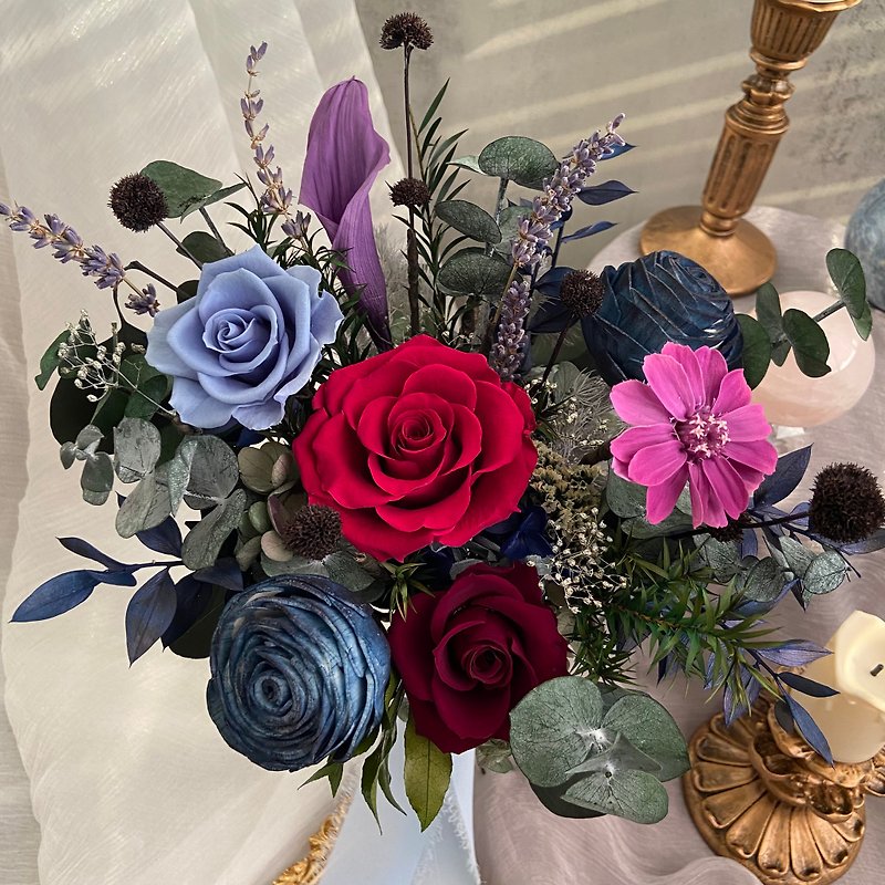 Personalized hand-tied immortal bouquet hand-tied bouquet immortalized bouquet - Dried Flowers & Bouquets - Plants & Flowers 