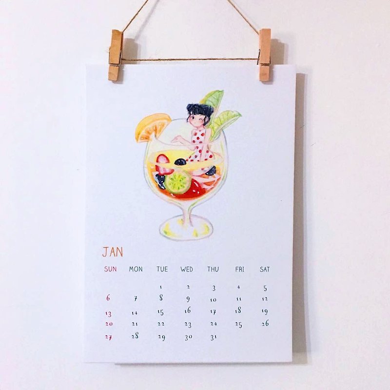 Fusion Drinks 2019 Calendar - Calendars - Paper Multicolor