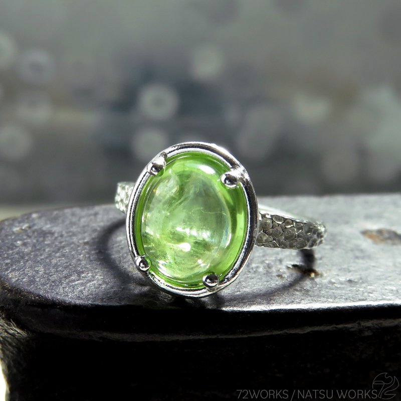 ペリドット リング / Peridot Ring 0ll - 戒指 - 寶石 綠色